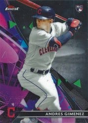 2021 Finest Base Set Andres Gimenez #10 card