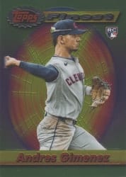 2021 Finest Flashbacks Base Set Andres Gimenez #85 card