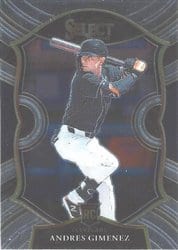 2021 Panini Select Base Set Andres Gimenez #82 card