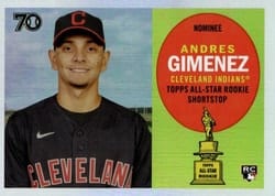 2021 Topps All-Star Rookie Cup Base Set Andres Gimenez #38 card