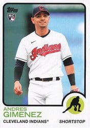 2021 Topps Archives Base Set Andres Gimenez #126 card