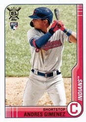 2021 Topps Big League Base Set Andres Gimenez #48 card