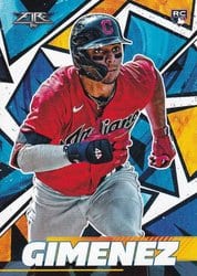 2021 Topps Fire Base Set Andres Gimenez #55 card