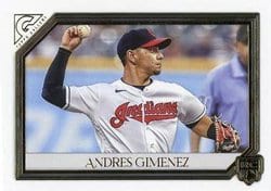 2021 Topps Gallery Base Set Andres Gimenez #32 card