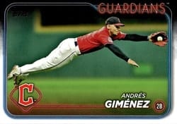 2024 Topps Base Set Andrés Giménez #289 card