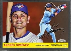 2025 Topps Chrome Platinum Base Set Andrés Giménez #6 card