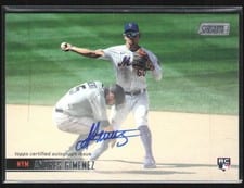 2021 Stadium Club Autographs Andres Gimenez Auto #SCBA-AGI card