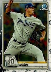 2020 Bowman Chrome Base Set Andres Muñoz #7 card