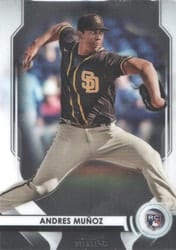 2020 Bowman Sterling Base Set Andres Muñoz #BSR-86 card