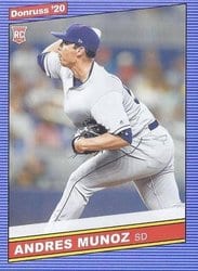 2020 Donruss Base Set Andres Munoz #237 card
