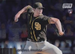 2020 Stadium Club Chrome Base Set Andres Muñoz #183 card