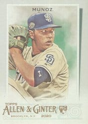 2020 Topps Allen & Ginter Base Set Andres Munoz #300 card
