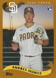 2020 Topps Archives Base Set Andres Muñoz #269 card