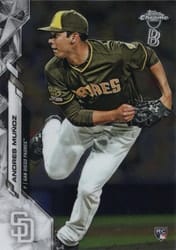 2020 Topps Chrome Ben Baller Edition Base Set Andres Muñoz #149 card