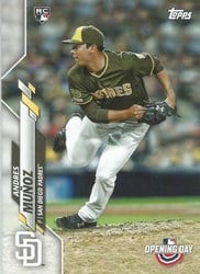 2020 Topps Opening Day Base Set Andres Muñoz #126 card
