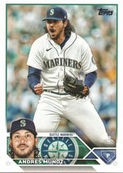 2023 Topps Update Base Set Andres Muñoz #US21 card