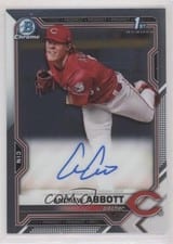 2021 Bowman Draft Chrome Draft Autographs Andrew Abbott #CDA-AA card