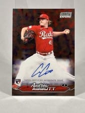 2024 Stadium Club Chrome Autographs Andrew Abbott #SCCA-AA card