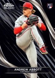 2024 Topps Chrome Black Base Set Andrew Abbott #11 card