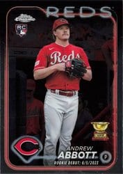 2024 Topps Chrome Update Base Set Andrew Abbott #USC34 card