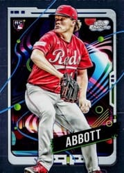 2024 Topps Cosmic Chrome Base Set Andrew Abbott #41 card