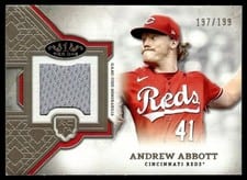 2024 Topps Tier One Rookie Relics Andrew Abbott #RR-AA card