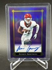 2025 Leaf Metal 92 Autographs Andrew Armstrong #92L-AA2 card