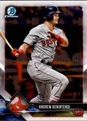 2018 Bowman Chrome Base Set Andrew Benintendi #53 card