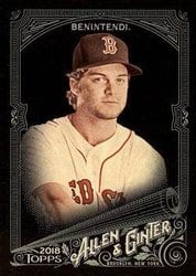 2018 Topps Allen & Ginter X Base Set Andrew Benintendi #168 card