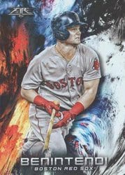 2018 Topps Fire Base Set Andrew Benintendi #169 card