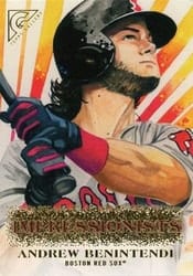 2018 Topps Gallery Impressionists Andrew Benintendi #I-18 card