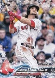 2018 Topps Holiday Base Set Andrew Benintendi #HMW86 card