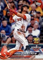 2018 Topps Opening Day Base Set Andrew Benintendi #150 card