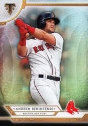 2018 Topps Triple Threads Base Set Andrew Benintendi #30 card