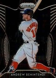 2019 Panini Prizm Base Set Andrew Benintendi #37 card
