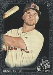 2019 Topps Allen & Ginter X Base Set Andrew Benintendi #96 card