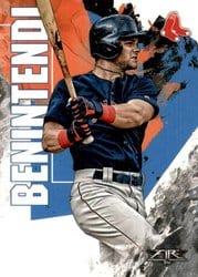 2019 Topps Fire Base Set Andrew Benintendi #144 card