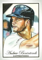 2019 Topps Gallery Base Set Andrew Benintendi #182 card
