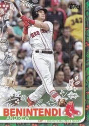 2019 Topps Holiday Base Set Andrew Benintendi #HW122 card
