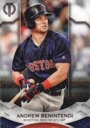 2019 Topps Tribute Base Set Andrew Benintendi #88 card