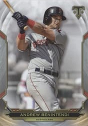 2019 Topps Triple Threads Base Set Andrew Benintendi #15 card