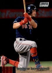 2020 Stadium Club Chrome Base Set Andrew Benintendi #195 card