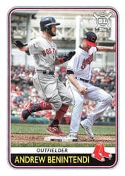 2020 Topps Big League Base Set Andrew Benintendi #119 card