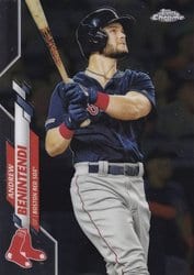 2020 Topps Chrome Base Set Andrew Benintendi #57 card