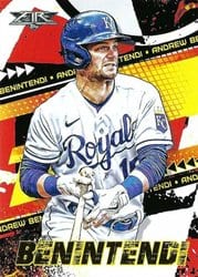 2022 Topps Fire Base Set Andrew Benintendi #12 card