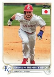 2022 Topps Japan Edition Base Set Andrew Benintendi #56 card
