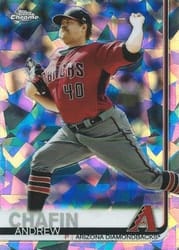 2019 Topps Chrome Sapphire Edition Base Set Andrew Chafin #484 card