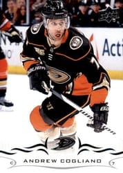 2018-19 Upper Deck Base Set Andrew Cogliano #256 card