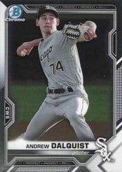 2021 Bowman Chrome Prospects Andrew Dalquist #BCP-64 card