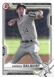 2021 Bowman Prospects Andrew Dalquist #BP-64 card